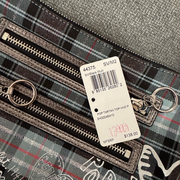 HTF LIMITED EDITION COACH POPPY Tartan Plaid Groovy Swing shoulder bag - Picture 5 of 8